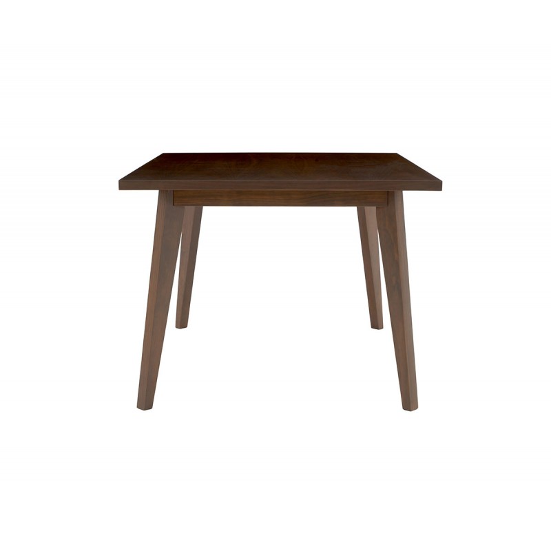 Mesa de comedor Evo 80 cm cuadrada - Nogal