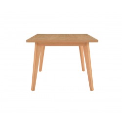 Mesa de comedor Evo 80 cm cuadrada - Nogal