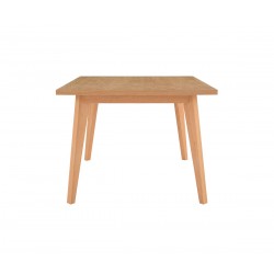 Mesa de comedor Evo 100 cm cuadrada - Nogal