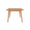 Mesa de comedor Evo 100 cm cuadrada - Nogal