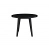 Mesa de comedor Evo 100 cm redonda - Negro