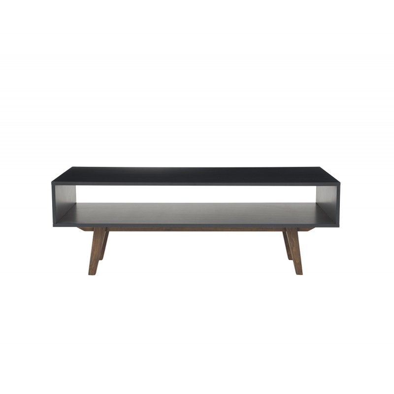 Mesa de centro Cuauhtémoc nogal - Gris oscuro