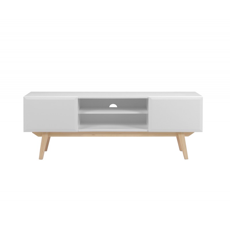 Mueble de tv Cuauhtémoc - Blanco liso