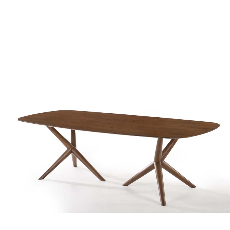 Mesa de comedor 200 cm Adina - Nogal