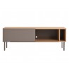 Mueble de tv 150 cm Portales encino - Blanco