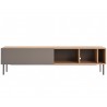 Mueble de tv 200 cm Portales encino - Gris