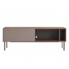 Mueble de tv 150 cm Portales nogal - Gris
