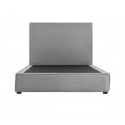 Cama matrimonial Raquel - Gris claro