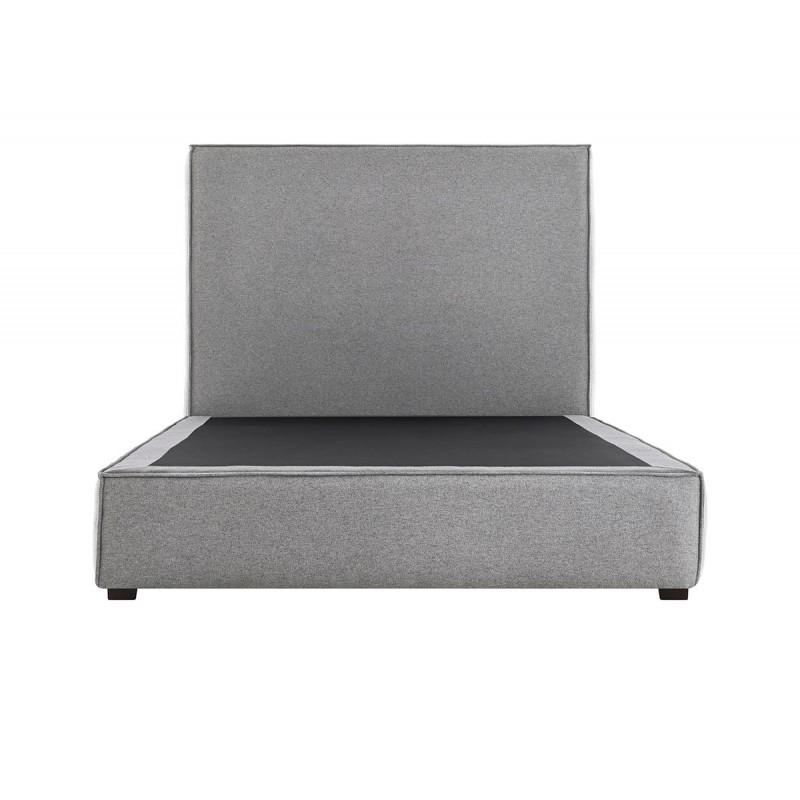 Cama matrimonial Raquel - Gris claro