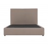 Cama queen size Raquel - Gris oscuro