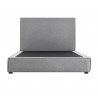 Cama queen size Raquel - Gris claro