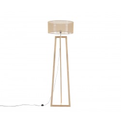 Lámpara de pie Cutzayán - Nogal