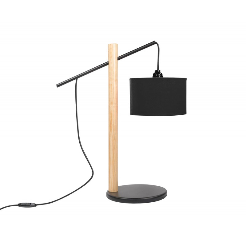Lámpara de mesa Mapachín - Negro