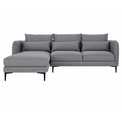 Sillón Tuxama pata dorada - Beige