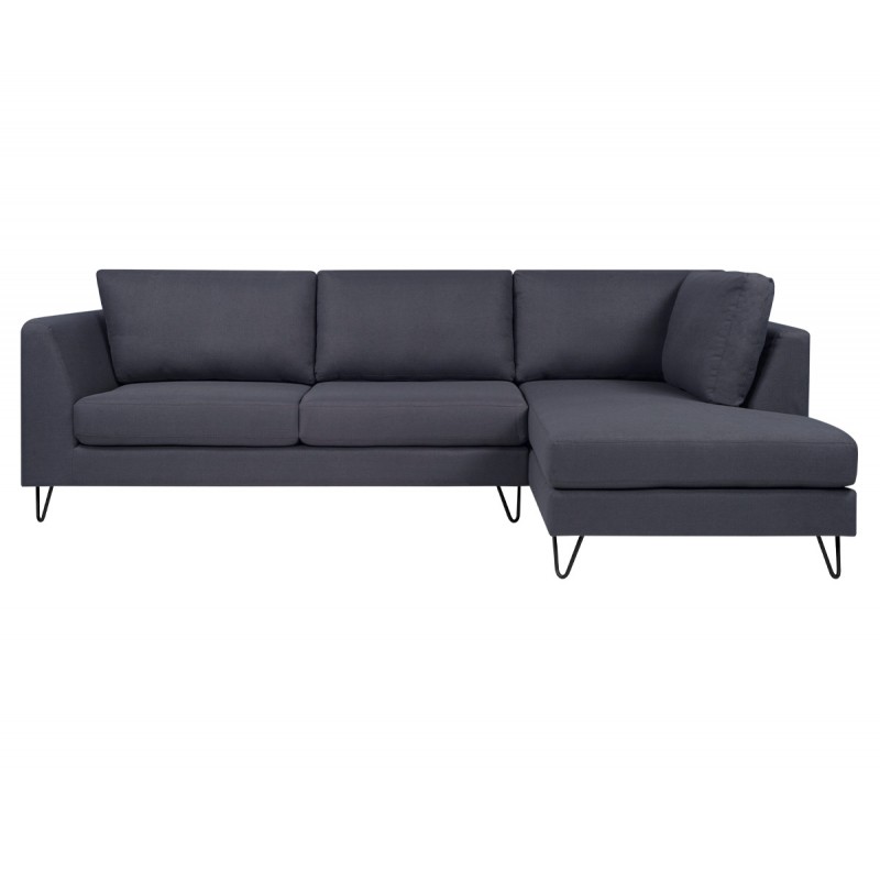 Sala esquinera derecha Yoco - Gris oscuro