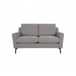Sillón Dominó pata encino - Gris claro