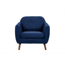 Sillón San Blas pata nogal - Azul