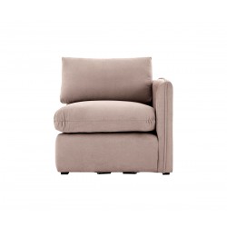 Sillón con brazo derecho Bossano - Taupe