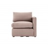 Sillón con brazo derecho Bossano - Taupe