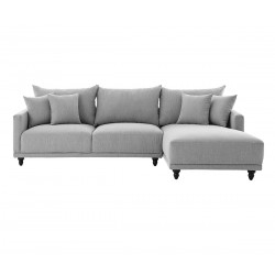 Sofá 2 cuerpos Levanto pata encino - Terracota