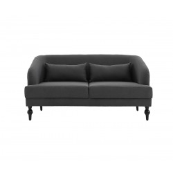 Sofá 2 cuerpos Tafala - Gris grafito