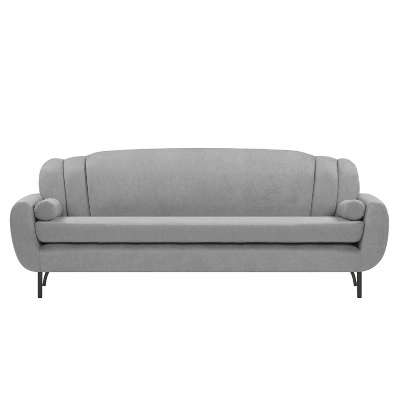 Sofá 4 cuerpos Yoco pata negra - Negro