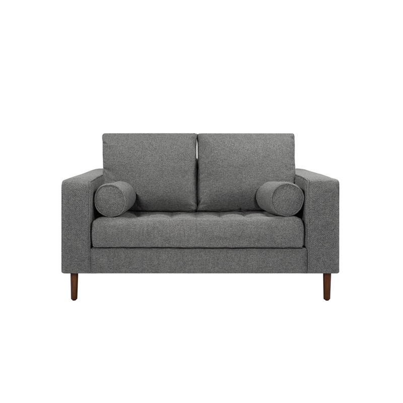 Sofá 2 cuerpos Landero - Gris oscuro