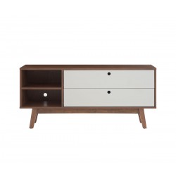 Mueble para tv Evo nogal 120cm - Gris claro