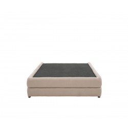 Base de cama Hendrix matrimonial - Gris oscuro