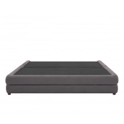 Base de cama Hendrix king size - Gris oscuro