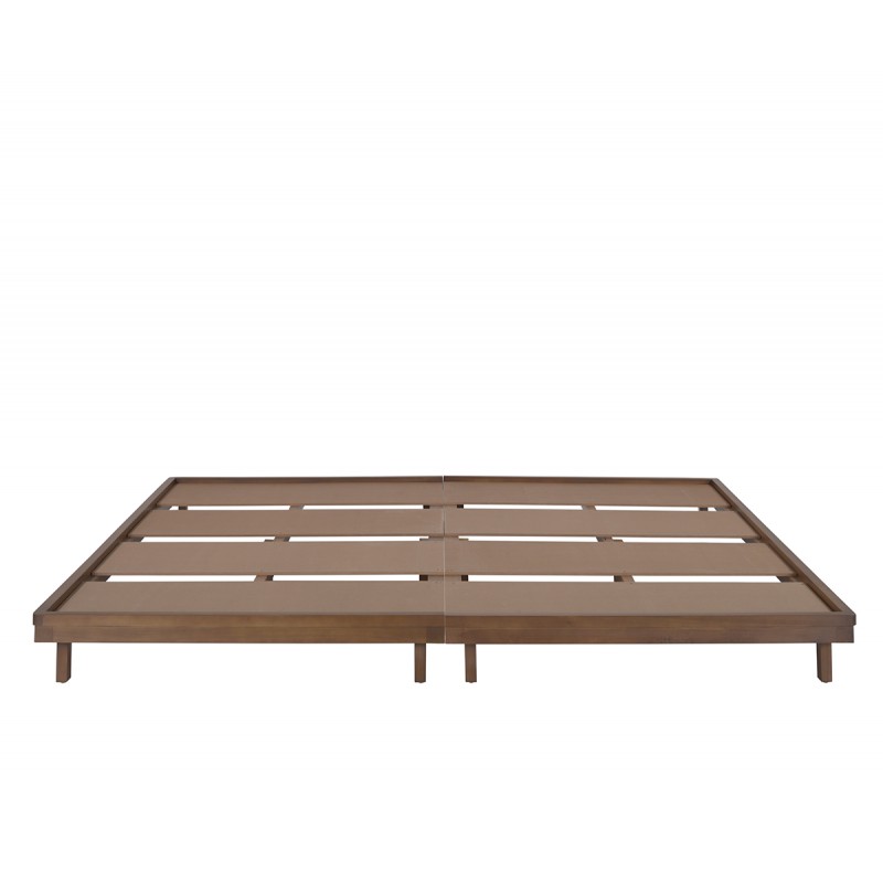 Base de cama Rosario king size - Nogal