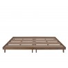 Base de cama Rosario king size - Nogal