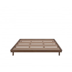 Base de cama Rosario queen size - Nogal