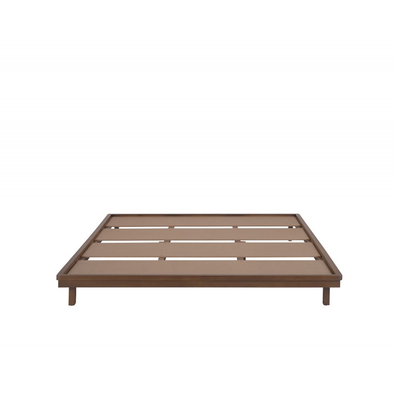 Base de cama Rosario queen size - Nogal
