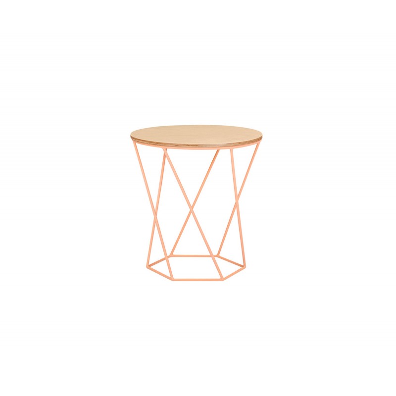 Mesa Hexa mediana 49cm - Coral