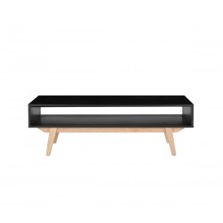 Mesa de centro Cuauhtémoc - Negro liso