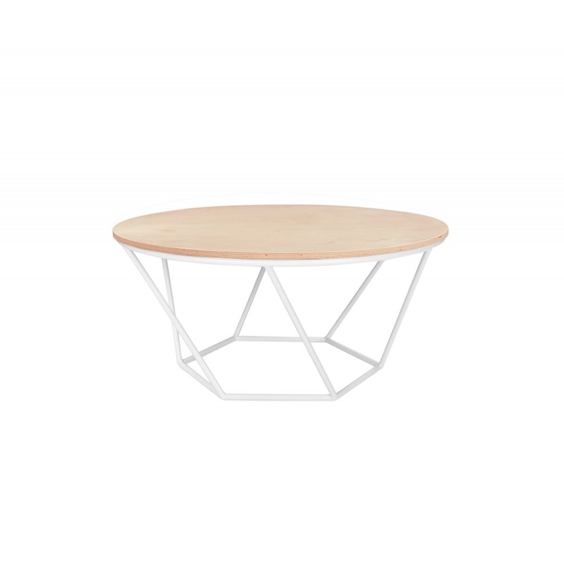 Mesa de centro Hexa 110cm - Blanco