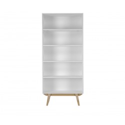 Librero Cuauhtémoc - Blanco liso