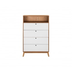 Semanario Evo 4 cajones - Blanco