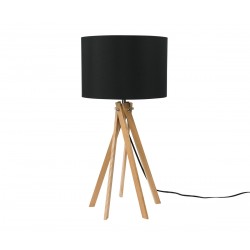 Lámpara de mesa Ixchel - Negro