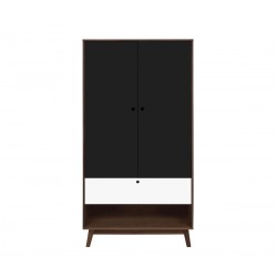 Armario Evo nogal - Negro