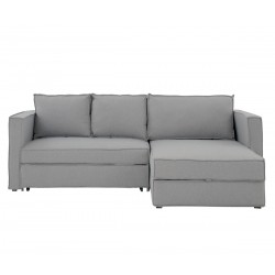 Sofá cama Yamanik derecho - Gris oxford