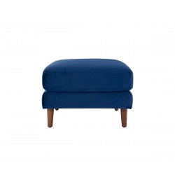 Taburete Levanto pata nogal - Terracota