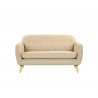 Sofá 2 cuerpos San Blas pata encino - Beige