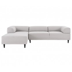 Sala esquinera izquierda 4 cuerpos Santa Cecilia - Gris oscuro