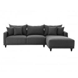 Sala esquinera derecha Muxia - Gris grafito