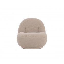Sillón Toscana Base tapizada - Taupe