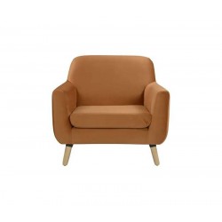 Sillón Jitotol terciopelo - Naranja
