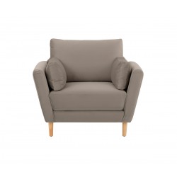 Sillón Levanto pata encino - Taupe