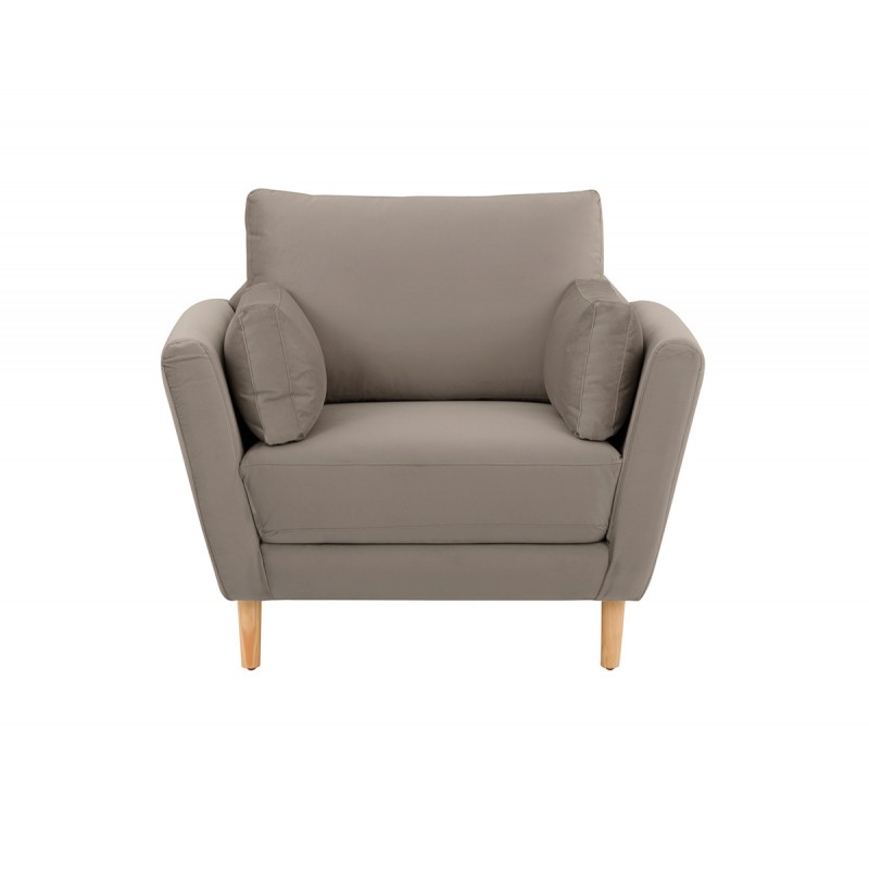 Sillón Levanto pata encino - Taupe